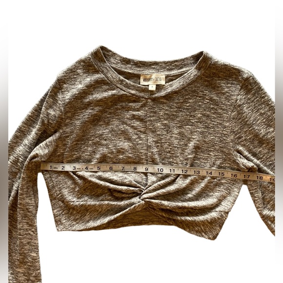 Whiteroom & Cactus Twisted Soft Gray Sweater Size M Great Loved Condition! - Picture 6 of 8